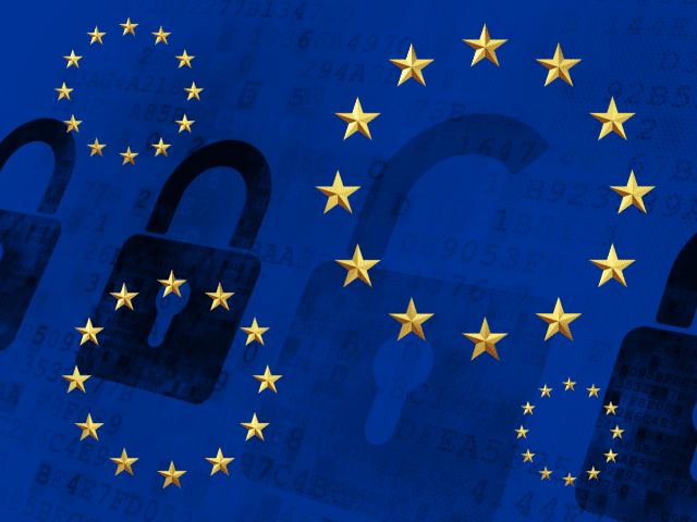 GDPR EU Stars Lock Image